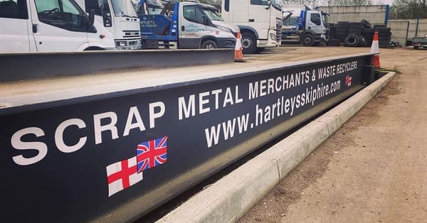 Scrap Metal 50 Tonne Weighbridge in a scrap yard in Stoke-on-Trent